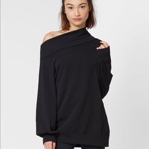Sweaty Betty NEW off the shoulder sweatshirt